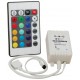 Comando p/ Fita LED RGB 12V e Dimmer por Controle Remoto IR infravermelhos - 24 Botões