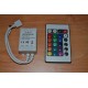 Comando p/ Fita LED RGB 12V e Dimmer por Controle Remoto IR infravermelhos - 24 Botões