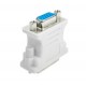 Adaptador DVI (24+1 Pinos) Macho para VGA (15Pinos) Femea