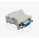 Adaptador DVI (24+1 Pinos) Macho para VGA (15Pinos) Femea