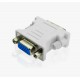 Adaptador DVI (24+1 Pinos) Macho para VGA (15Pinos) Femea