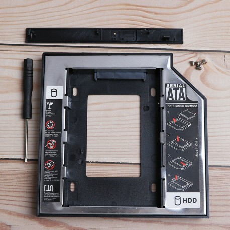 Adaptador Caddy para discos HDD/SSD  de 12.7mm