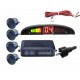 Kit 4 Sensores Estacionamento de Automóvel c/ Display