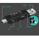 Adaptador Pen OTG Multifunções ( Micro-USB, type-c, cartão TF)