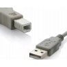 Cabo USB 2.0 para Medion HDDREIVE 2 GO- 3 metros