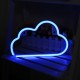 Nuven decorativa Led Neon Azul (pilhas ou elétrico)