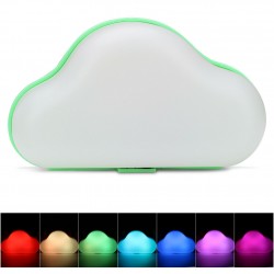 Nuvem decorativa 3D Led Neon verde (pilhas ou elétrico)