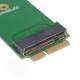 Conversor/ adaptador com socket B + M M.2 NGFF SSD para discos 18 pinos (16+2)