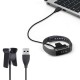 Cabo de Carregamento USB para Pulseira Fitbit Alta HR 