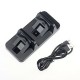 Carregador Duplo para Comandos PS4 - Preto