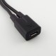 Adaptador/ Extensão Micro USB fêmea para duas saidas Micro USB macho