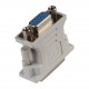 Adaptador DVI (24+5 Pinos) Macho para VGA (15 Pinos) Femea