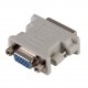 Adaptador DVI (24+5 Pinos) Macho para VGA (15 Pinos) Femea