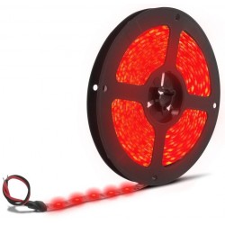 Fita de Leds Vermelho - 24V - p/ Cami&otilde;es, Autocarros, Barcos, Casas, Carros, exterior, etc...