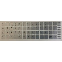 Teclado autocolante cinza para correc&ccedil;&atilde;o / corre&ccedil;&atilde;o de outros idiomas para Portugu&ecirc;s