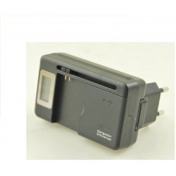 Carregador Universal de Baterias de Telemóveis/Máquinas fotográficas/MP4