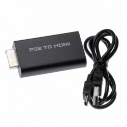 Conversor HDMI com entrada de &aacute;udio de 3,5mm para Playstation 2