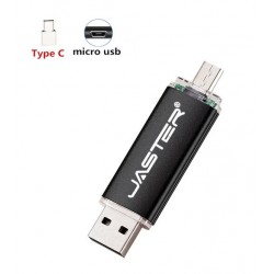 Pen/ Flash Drive OTG USB 2.0/ Micro-USB/ Type-C 64GB