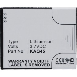 Bateria de Substitui&ccedil;&atilde;o Para Telem&oacute;vel/Smartphone KAZAM Thunder 4.5