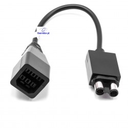Adaptador de cabo para ligar o transformador da Xbox 360 Xenon/ Zepher à Xbox One