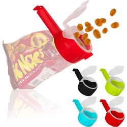 Conjunto de 4 Clipes Seladores de Alimentos para Lanches e Petiscos