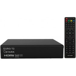 Euro T2 Receptor terrestre TDT TDT2 FTA DVB-T2 DVB-C, H.265 HEVC Full HD PVR, USB duplo