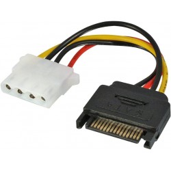 Adaptador de Alimenta&ccedil;&atilde;o SATA para Molex 
