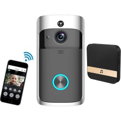 Videoporteiro com Câmara e Campainha Inteligente Sem Fios