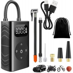 Compressor de Ar Portátil Multifuncional 10,3 Bar, 15 l/min - 5200 mA