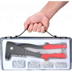 Rebitadora Manual Profissional com 200 Rebites 