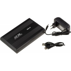 Caixa Externa para Discos R&iacute;gidos IDE de 3,5 Polegadas em Alum&iacute;nio