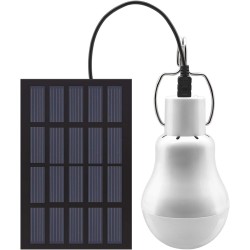 L&acirc;mpada LED Solar Port&aacute;til com Painel Solar Inclu&iacute;do