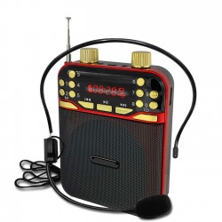 Megafone Port&aacute;til com Ecr&atilde; Digital, Bateria de L&iacute;tio e Reprodu&ccedil;&atilde;o de MP3