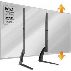 Suporte de Mesa Inclin&aacute;vel para TV de 30-65 Polegadas 