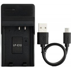 Carregador USB LP-E10 para C&acirc;maras Canon