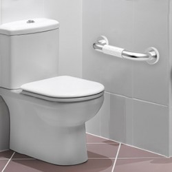 Barra de Apoio em A&ccedil;o Inoxid&aacute;vel para Casa de Banho 