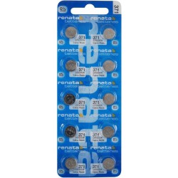  Pilhas de Bot&atilde;o &Oacute;xido de Prata 371 para Rel&oacute;gios de Pulso 