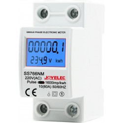 Medidor de Energia Elétrica com Ecrã LCD 