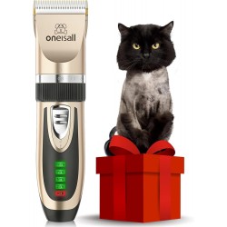 Máquina de Cortar Cabelo Silenciosa para Gatos e Cães 