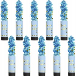 Canhões de Confetes Azuis 