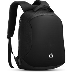 Mochila Antirroubo Imperme&aacute;vel com Porta USB e Tomada de Auriculares 