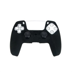 Capa Protetora Antideslizante de Silicone para Comando PS5 Dualsense - Preto