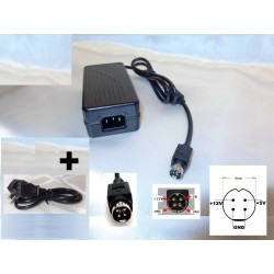 Fonte de Alimenta&ccedil;&atilde;o Externa 12V/5V para Discos R&iacute;gidos com Cabo de 4 Pinos
