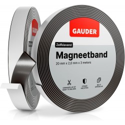 Fita Magn&eacute;tica Autocolante GAUDER | Faixa Magn&eacute;tica Flex&iacute;vel e Autoadesiva