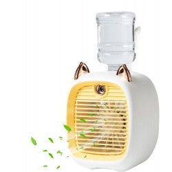 Ventilador Port&aacute;til com Condicionador de Ar 2 em 1 