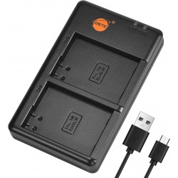 Carregador USB Duplo Rápido MH-24 para Baterias EN-EL14 e EN-EL14a da Nikon