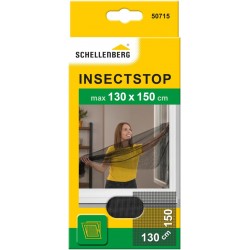 Rede Mosquiteira Schellenberg para Janelas, 150 x 130 cm, Cor Antracite