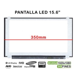 Ecr&atilde; de Substitui&ccedil;&atilde;o para Port&aacute;til 15.6 TV156FHM-NH0 com Brackets  Compat&iacute;vel com V&aacute;rios Modelos HP Omen e Huawei MateBook