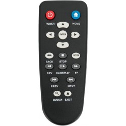 Substitui&ccedil;&atilde;o de Controlo Remoto para Western Digital WD TV Live Plus Media HD Player