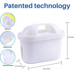 Filtro de &Aacute;gua GOLDEN ICEPURE para Brita Maxtra+ e Outros - Certificado pela TUV SUD